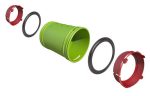 SET DE RACORDARE/ETANSARE CU RACORD EGAL DREPT TUBULATURA ROTUNDA 90/75MM (AE48C) ;1 BUCATA/PUNGA, 54 BUCATI/ BAX, 864 BUCATI/PALET