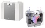 CENTRALA DE VENTILATIE 450M3/H CU RECUPERARE DE CALDURA FLAIR 450 4/0 L ENTHALPY - CERTIFICAT DE INSTITUTUL DE CASE PASIVE DARMSTADT, GERMANIA