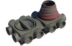 DISTRIBUITOR TUBULATURA ROTUNDA DBOX 212H 12x75, 125-200, CU 6 DOPURI SI 12 REGULATOARE (OBTURATOR)