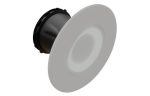 VENTIL ANEMOSTAT DESIGN HAELIX STELLA CU LED DE EXTRACTIE/REFULARE 125MM (AER VICIAT/AER PROASPAT - CU REGLAJ)